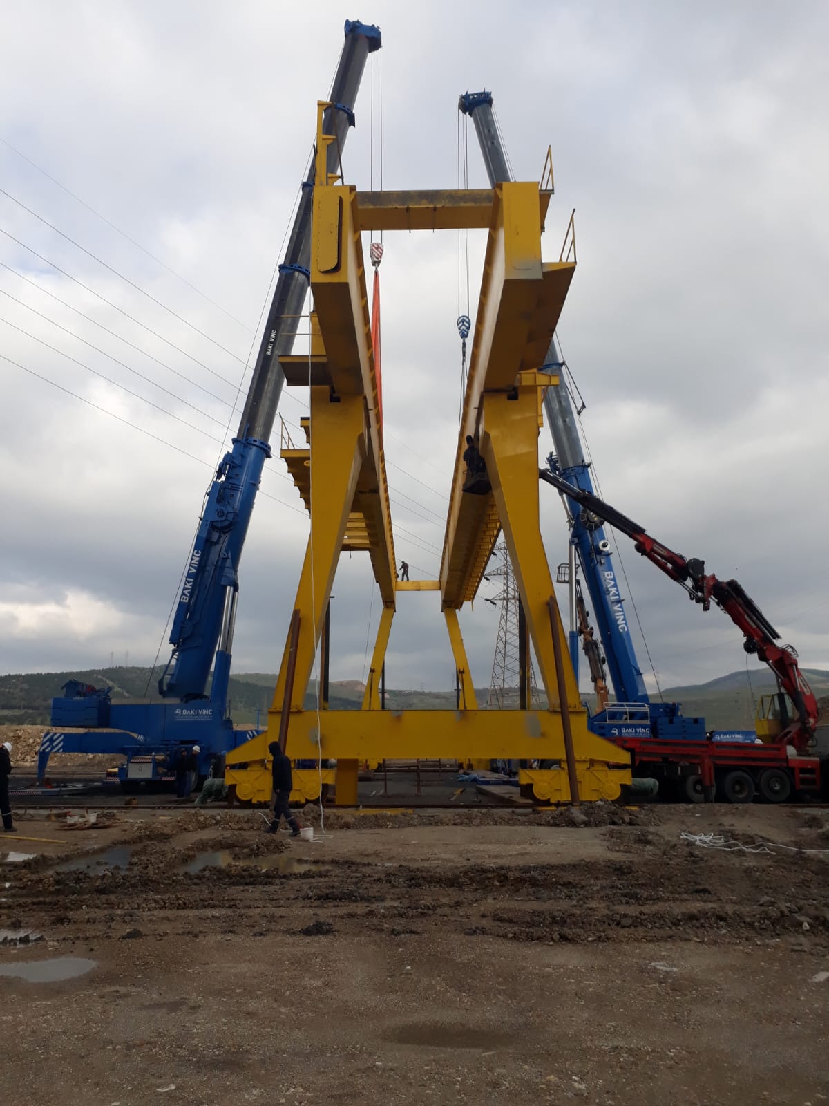 gantry crane assembly